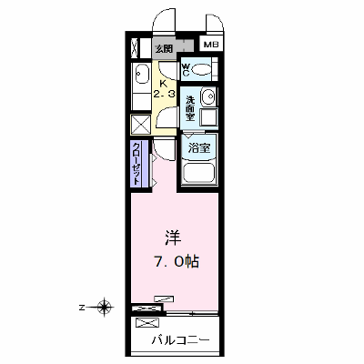 ブルーローズ 302【管理NO：1-025813401-03020】 ★家具家電は申し込み後に搬入します★ ★2026年11月上旬入居可能★の外観画像