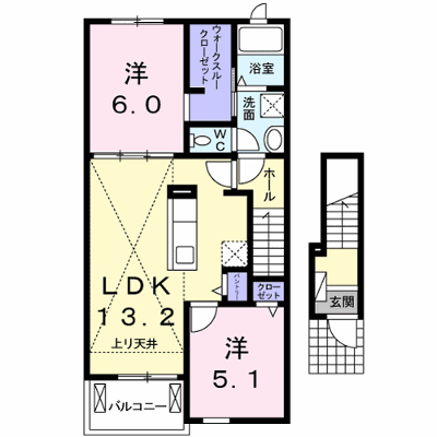 アルタイルⅡ 203【管理NO：1-019915202-02030】 ★家具家電は申し込み後に搬入します★の外観画像