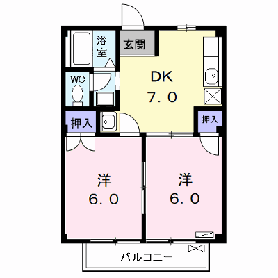 グリーンハイムＩ 203【管理NO：1-004717101-02030】 ★家具家電は申し込み後に搬入します★ ★2026年11月中旬入居可能★の外観画像