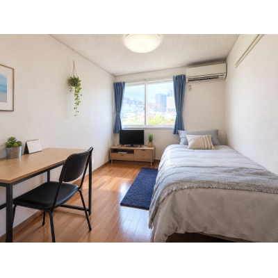◤　Monthly Stay東通仲町Ⅰ　◢　🚉秋田駅徒歩9分｜📶Wi-Fi完備｜👔法人歓迎｜🚭禁煙｜🚿バストイレ別の外観画像