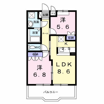 エスポワールⅡ 202【管理NO：1-099403801-02020】 ★家具家電は申し込み後に搬入します★ ★2026年11月上旬入居可能★の外観画像