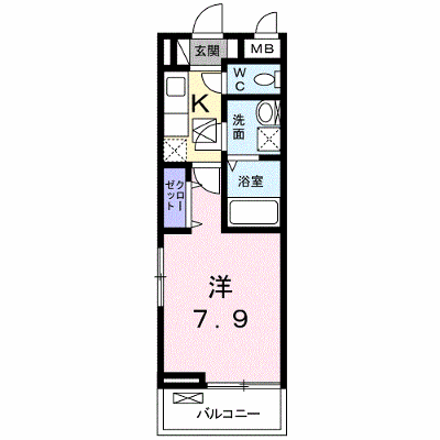 ノイサンリットＡ 203【管理NO：1-025713801-02030】 ★家具家電は申し込み後に搬入します★の外観画像