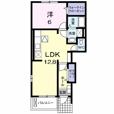 セイバリー　Ａ 101【管理NO：1-014979301-01010】 ★家具家電は申し込み後に搬入します★ ★2026年11月中旬入居可能★の外観画像