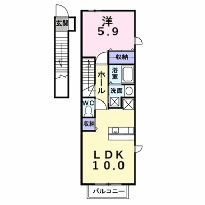 デフィーＯＯＧＩ 201【管理NO：1-012025301-02010】 ★家具家電は申し込み後に搬入します★ ★2026年10月下旬入居可能★の外観画像