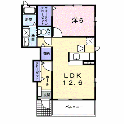 クレメント・レジデンスⅡ 102【管理NO：1-015545402-01020】 ★家具家電は申し込み後に搬入します★ ★2026年12月上旬入居可能★の外観画像