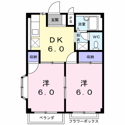 エルディム富士見台Ｂ 103【管理NO：1-004650202-01030】 ★家具家電は申し込み後に搬入します★ ★2026年11月中旬入居可能★の外観画像