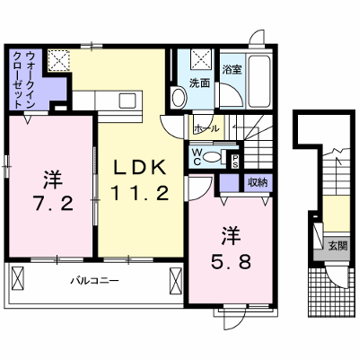 プランドール　壱番館 201【管理NO：1-023974402-02010】 ★家具家電は申し込み後に搬入します★ ★2026年11月下旬入居可能★の外観画像