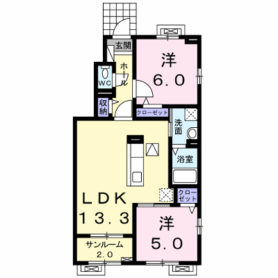 アドニス 101【管理NO：1-019175501-01010】 ★家具家電は申し込み後に搬入します★ ★2026年11月中旬入居可能★の外観画像