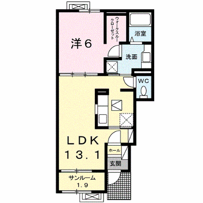 プリムラ 103【管理NO：1-023128701-01030】 ★家具家電は申し込み後に搬入します★ ★2026年10月中旬入居可能★の外観画像