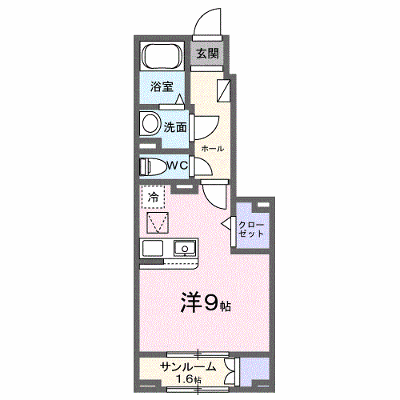 リュッカ・ル 104【管理NO：1-028828301-01040】 ★家具家電は申し込み後に搬入します★ ★2027年03月下旬入居可能★の外観画像