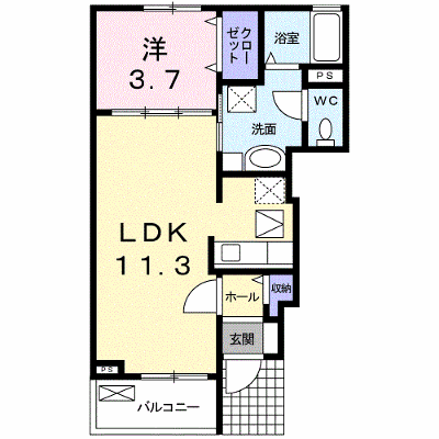 ジュネス・クラール 104【管理NO：1-016340101-01040】 ★家具家電は申し込み後に搬入します★ ★2026年10月中旬入居可能★の外観画像