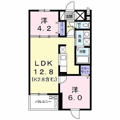 ベルプレーヌ 202【管理NO：1-019349801-02020】 ★家具家電は申し込み後に搬入します★ ★2026年10月下旬入居可能★の外観画像