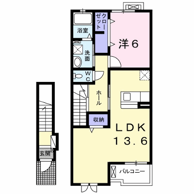 ヴィル　ＴＳＳ　Ｂ棟 204【管理NO：1-022123002-02040】 ★家具家電は申し込み後に搬入します★ ★2026年10月中旬入居可能★の外観画像