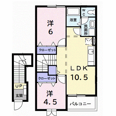ツインコート　Ｂ 203【管理NO：1-011600802-02030】 ★家具家電は申し込み後に搬入します★ ★2026年11月中旬入居可能★の外観画像