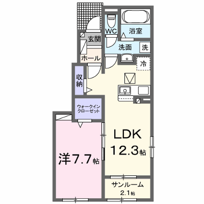 レオグレイスⅡ 101【管理NO：1-027325402-01010】 ★家具家電は申し込み後に搬入します★ ★2026年11月中旬入居可能★の外観画像