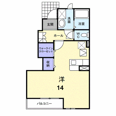 ルピナス 103【管理NO：1-014492001-01030】 ★家具家電は申し込み後に搬入します★の外観画像