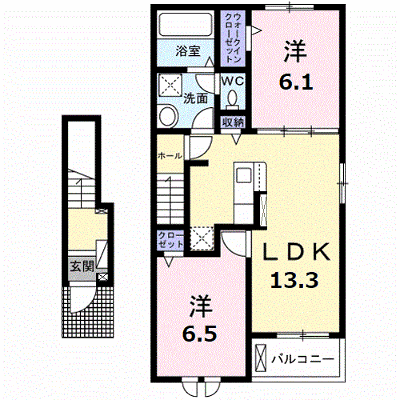 ニューライズ南風　Ｂ 202【管理NO：1-028459602-02020】 ★家具家電は申し込み後に搬入します★ ★2027年01月下旬入居可能★の外観画像