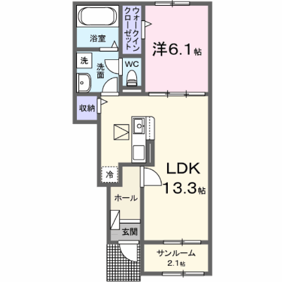 グレイスカルム 103【管理NO：1-028544601-01030】 ★家具家電は申し込み後に搬入します★ ★2027年01月下旬入居可能★の外観画像