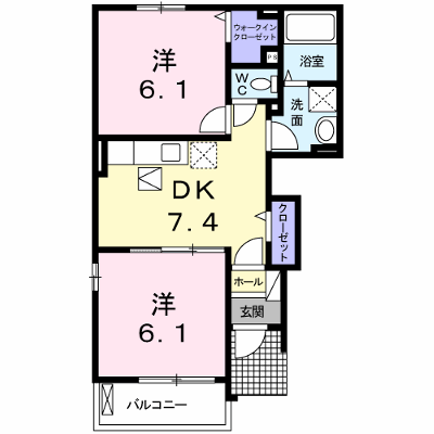 メゾンブローテ　Ａ 101【管理NO：1-016085901-01010】 ★家具家電は申し込み後に搬入します★ ★2026年11月中旬入居可能★の外観画像