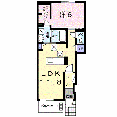 グラシアス 103【管理NO：1-026047301-01030】 ★家具家電は申し込み後に搬入します★ ★2026年11月中旬入居可能★の外観画像