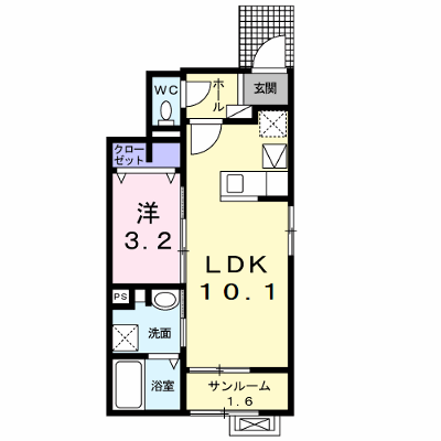 Ｊ－シャモニー　スロープ　Ⅰ 101【管理NO：1-027237601-01010】 ★家具家電は申し込み後に搬入します★ ★2026年11月下旬入居可能★の外観画像