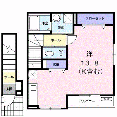 ベルカーナ 204【管理NO：1-014524301-02040】 ★家具家電は申し込み後に搬入します★ ★2026年11月中旬入居可能★の外観画像