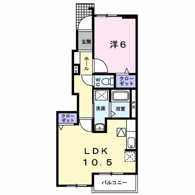 ＬＵＰＩＮＡＳ 102【管理NO：1-014194601-01020】 ★家具家電は申し込み後に搬入します★ ★2026年11月中旬入居可能★の外観画像