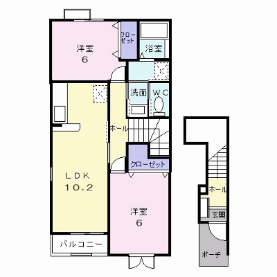 カリーノ　セレッソ 201【管理NO：1-012918701-02010】 ★家具家電は申し込み後に搬入します★ ★2026年11月上旬入居可能★の外観画像