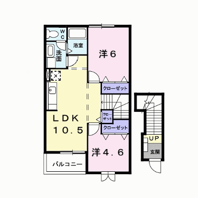 ベルアンジュＡ 201【管理NO：1-012536501-02010】 ★家具家電は申し込み後に搬入します★ ★2026年11月中旬入居可能★の外観画像