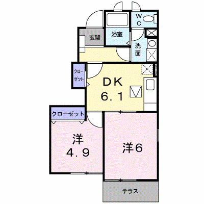 クレメントＤ 101【管理NO：1-014090902-01010】 ★家具家電は申し込み後に搬入します★ ★2026年11月中旬入居可能★の外観画像