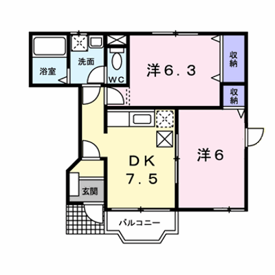 アンバローズ 102【管理NO：1-011040201-01020】 ★家具家電は申し込み後に搬入します★ ★2026年11月中旬入居可能★の外観画像