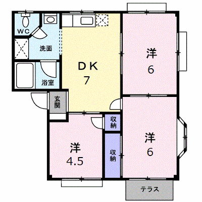 グリーンコーポ 102【管理NO：1-004540201-01020】 ★家具家電は申し込み後に搬入します★の外観画像