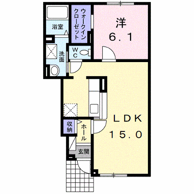 ル・シーニュ大和　Ⅰ 103【管理NO：1-017510001-01030】 ★家具家電は申し込み後に搬入します★ ★2026年11月中旬入居可能★の外観画像