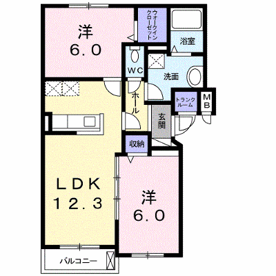 プランタン・リュミエール 403【管理NO：1-016936101-04030】 ★家具家電は申し込み後に搬入します★ ★2026年12月上旬入居可能★の外観画像