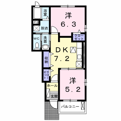 シャンテ　ブリ－ズ 102【管理NO：1-015891801-01020】 ★家具家電は申し込み後に搬入します★ ★2026年11月中旬入居可能★の外観画像
