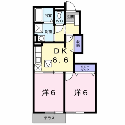 ジャン・ピュールＤ 103【管理NO：1-013023304-01030】 ★家具家電は申し込み後に搬入します★ ★2026年11月中旬入居可能★の外観画像