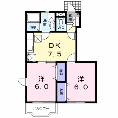 フラワーズＢ 102【管理NO：1-010487002-01020】 ★家具家電は申し込み後に搬入します★ ★2026年11月中旬入居可能★の外観画像