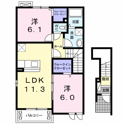 ラフィネ　カトル 201【管理NO：1-015282802-02010】 ★家具家電は申し込み後に搬入します★ ★2026年11月上旬入居可能★の外観画像