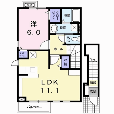 ベル・フィオーレ 201【管理NO：1-018414601-02010】 ★家具家電は申し込み後に搬入します★ ★2026年11月中旬入居可能★の外観画像