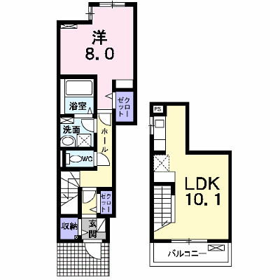 ドゥ　メゾン 101【管理NO：1-023596701-01010】 ★家具家電は申し込み後に搬入します★ ★2026年10月下旬入居可能★の外観画像