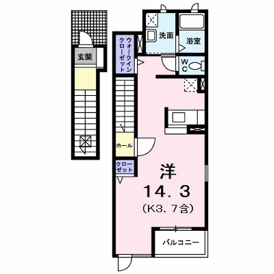 ユリエール 201【管理NO：1-013372401-02010】 ★家具家電は申し込み後に搬入します★ ★2026年11月中旬入居可能★の外観画像