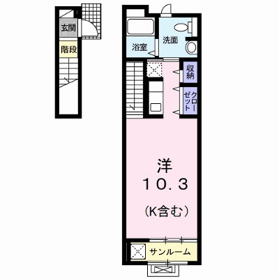 ハレラー 202【管理NO：1-021732701-02020】 ★家具家電は申し込み後に搬入します★ ★2026年10月下旬入居可能★の外観画像