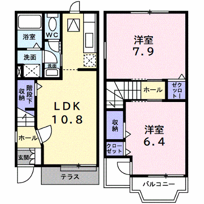 ヴァンベール大上Ⅱ 101【管理NO：1-013864701-01010】 ★家具家電は申し込み後に搬入します★ ★2026年12月上旬入居可能★の外観画像