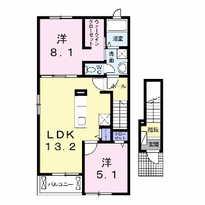 ソラーナ 201【管理NO：1-022219501-02010】 ★家具家電は申し込み後に搬入します★ ★2027年01月中旬入居可能★の外観画像