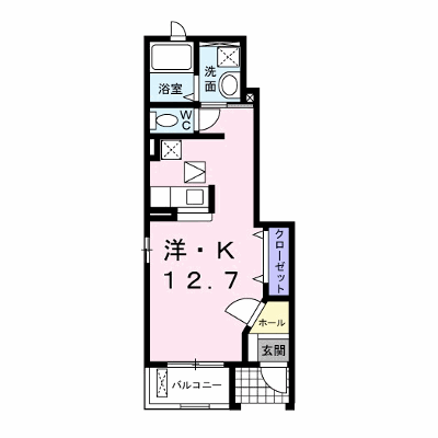 パークサイド　野見山 101【管理NO：1-014290901-01010】 ★家具家電は申し込み後に搬入します★ ★2026年11月中旬入居可能★の外観画像