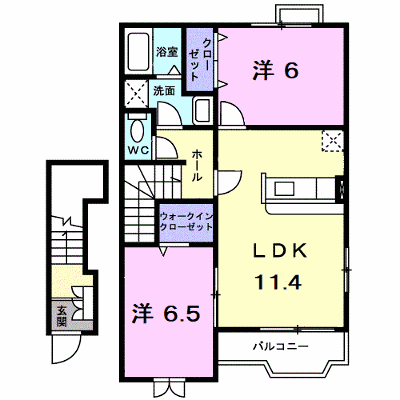 Ｌｉｔｔｌｅ　Ｆｏｒｅｓｔ　Ⅰ 204【管理NO：1-012936701-02040】 ★家具家電は申し込み後に搬入します★ ★2026年11月中旬入居可能★の外観画像