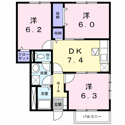 ファミール光葉Ⅱ　Ｂ棟 102【管理NO：1-010536902-01020】 ★家具家電は申し込み後に搬入します★ ★2026年11月中旬入居可能★の外観画像