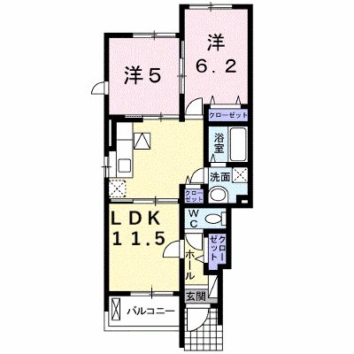 リバーサイドヒルズＢ 101【管理NO：1-016687402-01010】 ★家具家電は申し込み後に搬入します★ ★2026年11月中旬入居可能★の外観画像