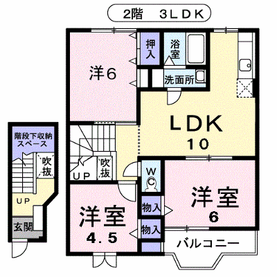 セトルエレガンＢ 203【管理NO：1-012169702-02030】 ★家具家電は申し込み後に搬入します★ ★2026年11月中旬入居可能★の外観画像