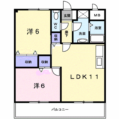 アクロス 306【管理NO：1-007886701-03060】 ★家具家電は申し込み後に搬入します★ ★2026年11月中旬入居可能★の外観画像